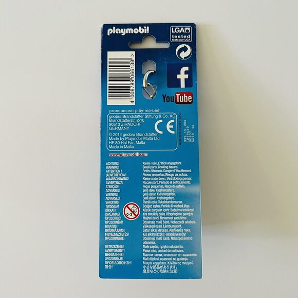 PLAYMOBIL Skater Boy Keychain Keyring Key Fob Holder Bag Charm Accessories 6613 - Picture 2 of 2